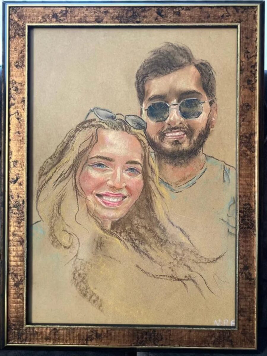 پاستل روی کرافت