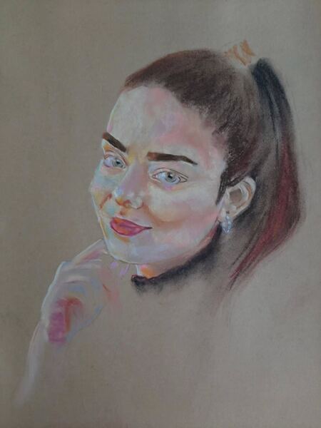 پاستل روی کرافت